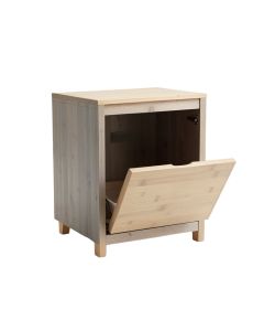 Field Crest Freestanding Pull-Out Hamper Cabinet - Gray