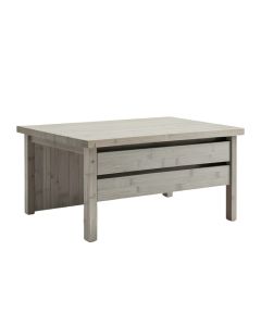 Hazel Bend Empty Workshop Workbench - Gray (synthetic illustration; no displayed measurements)