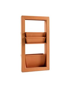 River Brook Empty Vertical Garden Frame - Terracotta (synthetic illustration; no displayed measurements)