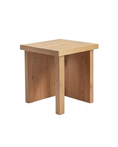 Abelone Solid Wood End Table