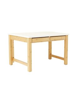 Cliff Bluff Empty Workshop Workbench - White