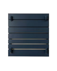 Laurel Crest Empty Wall-Mounted Tool Organizer Panel - Navy (synthetic illustration; no displayed measurements)