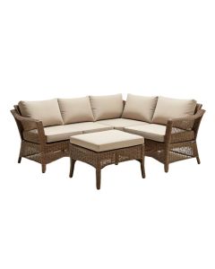 Badreddine Patio 3 Piece Seating Group With Cushions