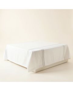 Briar Edge Flat Bed Sheet - White (synthetic illustration; no displayed measurements)