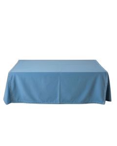 Hill Edge Flat Bed Sheet - Blue