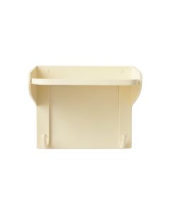 Summit Bluff Wall-Mounted Entryway Organizer Shelf - Ivory (synthetic illustration; no displayed measurements)