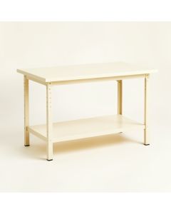 Heath Dell Empty Workshop Workbench - Ivory (synthetic illustration; no displayed measurements)