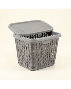 Juniper Branch Laundry Hamper - Gray (synthetic illustration; no displayed measurements)