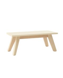Ridge Dale Indoor Bench - Cream (synthetic illustration; no displayed measurements)