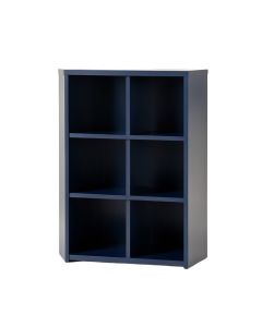 Cliff Bend Freestanding Bookcase - Navy (synthetic illustration; no displayed measurements)