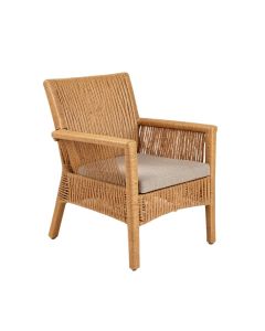 Calina Teak Patio Dining Chair (synthetic illustration; no displayed measurements)