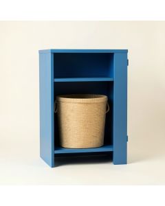 Briar Dell Freestanding Pull-Out Hamper Cabinet - Blue (synthetic illustration; no displayed measurements)