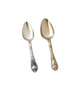Alanson The Mughal Paich Daar Hand-Painted 2 Piece Cake Serving Set