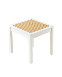 Meadow Bend Compact Balcony Table - White