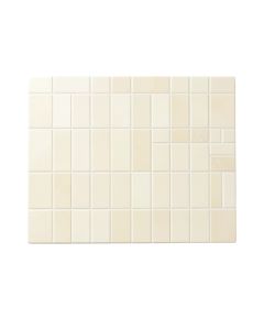 Roman Selection Glass Mosaic Tile In Cream