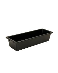 Flint Bend Empty Railing Planter With Integral Brackets - Black