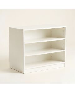 Brook Arc Low Bookcase (synthetic illustration; no displayed measurements)