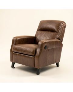 Darneisha 36 '' Wide Leather Match Manual Ergonomic Recliner (synthetic illustration; no displayed measurements)