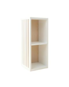 Brook Dell Narrow Cubby Tower - White (synthetic illustration; no displayed measurements)