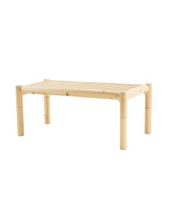 Shore Arc Indoor Bench - Ivory (synthetic illustration; no displayed measurements)