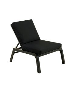 Addario Patio Reclining Chaise Lounge With Cushion