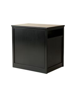 Aspen Dell Freestanding Laundry Folding Counter - Black (synthetic illustration; no displayed measurements)