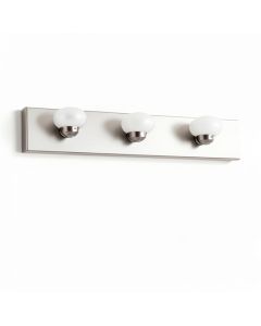 3-Light Dimmable Brushed Nickel Vanity Lighting Vanity Light (synthetic illustration; no displayed measurements)