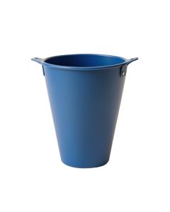 Elm Bluff Empty Railing Planter With Integral Brackets - Blue