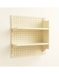Oak Canyon Empty Wall-Mounted Tool Organizer Panel - Cream (synthetic illustration; no displayed measurements)