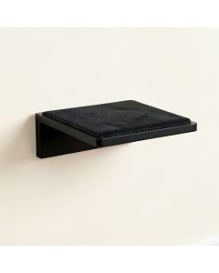 Holly Falls Wall-Mounted Cat Perch - Black (synthetic illustration; no displayed measurements)