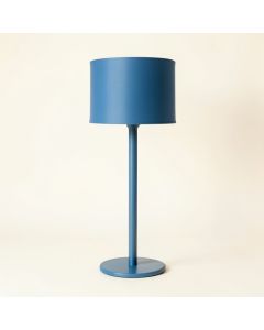 Meadow Crossing Floor Lamp With A Plain Fabric Shade - Blue (synthetic illustration; no displayed measurements)