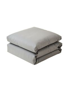 Modern Cotton Tyson Duvet Creamcharcoalgrey Single Duvet Cover