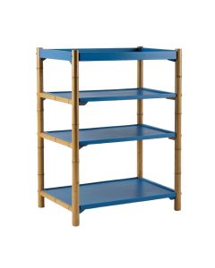 Vale Arc Empty Seed-Starting Shelving Unit Without Lights - Blue (synthetic illustration; no displayed measurements)