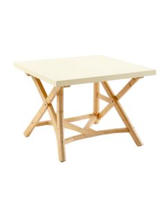 Meadow Bridge Patio Table - Cream (synthetic illustration; no displayed measurements)
