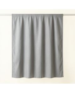 Moss Branch Shower Curtain Hanging Flat From A Plain Rod - Gray (synthetic illustration; no displayed measurements)
