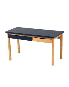 Ash Bridge Empty Workshop Workbench - Navy (synthetic illustration; no displayed measurements)