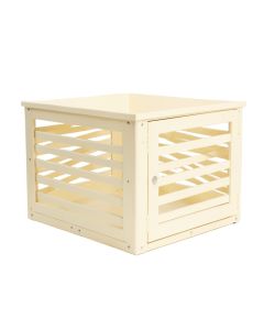 Moss Canyon Empty Furniture-Style Pet Crate - Cream