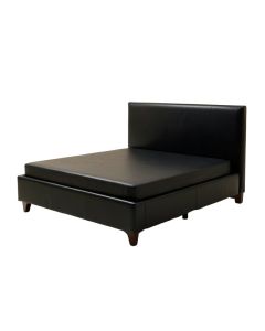 Queenscliff Faux Leather Upholstered Storage Platform Bed