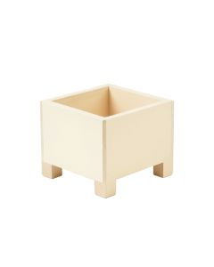 Cove Brook Empty Raised Planter - Cream (synthetic illustration; no displayed measurements)