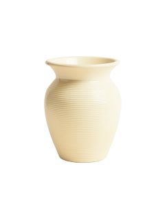 Cove Crest Empty Decorative Vase - Ivory