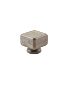 Cliff Bend Cabinet Knob Without Packaging - Gray (synthetic illustration; no displayed measurements)
