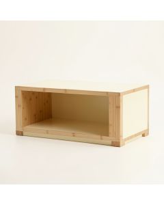 Elm Bend Shoe Storage Bench - Cream (synthetic illustration; no displayed measurements)