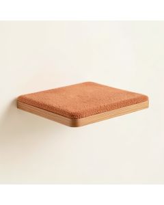 Vale Bridge Wall-Mounted Cat Perch - Terracotta (synthetic illustration; no displayed measurements)