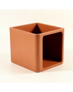 Bay Crossing Empty Furniture-Style Litter Enclosure - Terracotta (synthetic illustration; no displayed measurements)