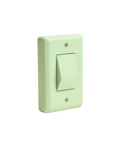 Think Earth Day Conserve Energy Eco-Friendly Light Bulb 1-Gang Toggle Light Switch Wall Plate (synthetic illustration; no displayed measurements)