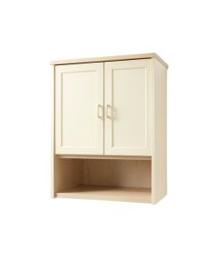 Dune Bluff Wall-Mounted Laundry Cabinet - Cream (synthetic illustration; no displayed measurements)