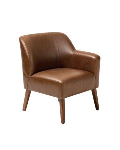 Glinda Arm Chair In Walnut