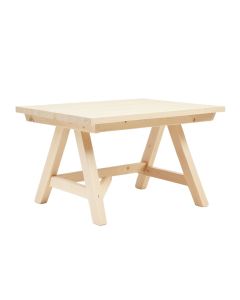 Field Bridge Patio Table - Ivory (synthetic illustration; no displayed measurements)