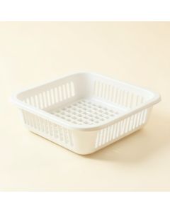 Elm Crest Empty Under-Desk Cable Tray - White (synthetic illustration; no displayed measurements)