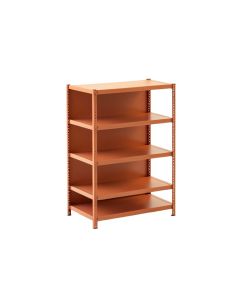 Juniper Branch Desktop Shelving Unit - Terracotta (synthetic illustration; no displayed measurements)